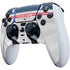 NFL New England Patriots White Striped PS5 DualSense Edge Pro Controller Skin