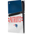 NFL New England Patriots White Striped PlayStation PS5 Skins