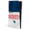 NFL New England Patriots White Striped PS5 Slim Digital Edition Console Skin