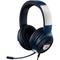 NFL New England Patriots White Striped Razer Kraken X Skin