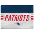 NFL New England Patriots White Striped Surface Laptop 3 13.5in Skin