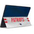 NFL New England Patriots White Striped Surface Pro 7 Skin