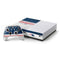 NFL New England Patriots White Striped Xbox One S Console and Controller Bundle Skin