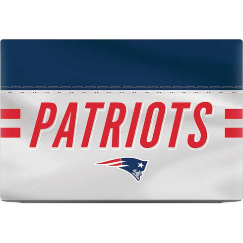 NFL New England Patriots White Striped Dell XPS Skin