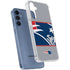 NFL New England Patriots Zone Block Galaxy A35 5G Clear Case