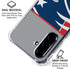 NFL New England Patriots Zone Block Galaxy A36 5G Clear Case
