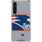 NFL New England Patriots Zone Block Galaxy S24 FE Clear Case