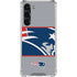 NFL New England Patriots Zone Block Galaxy S24 FE Clear Case