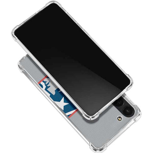 NFL New England Patriots Zone Block Galaxy S24 FE Clear Case