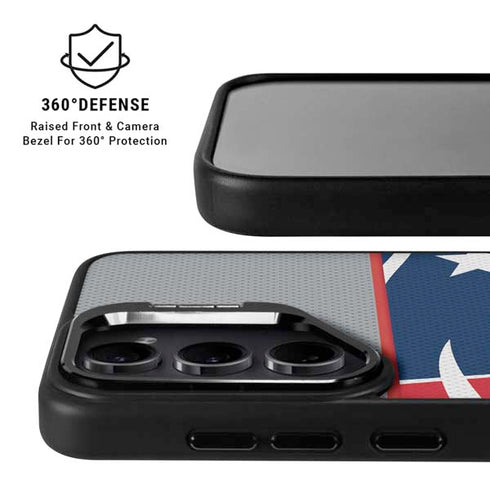 NFL New England Patriots Zone Block Galaxy S25 Plus Kickstand Case