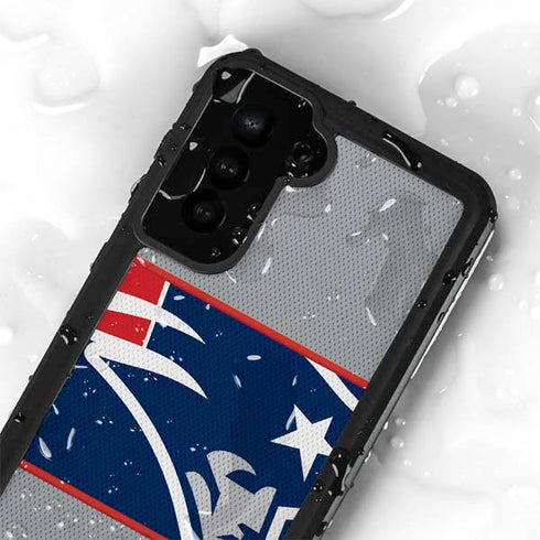 NFL New England Patriots Zone Block Galaxy S24 Plus Waterproof Case