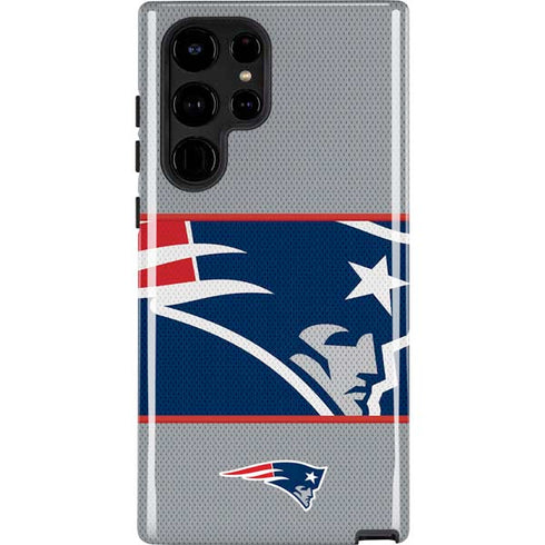 NFL New England Patriots Zone Block Galaxy Cases