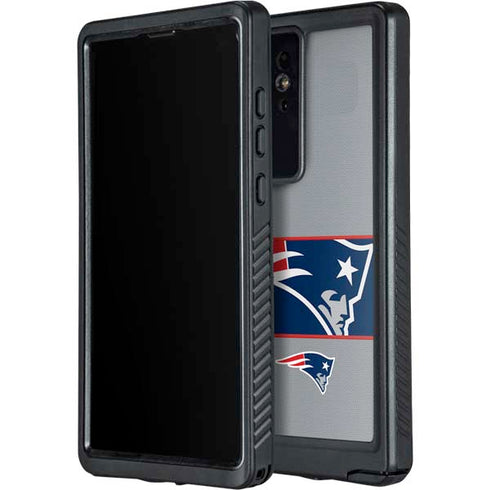 NFL New England Patriots Zone Block Galaxy S24 Ultra Waterproof Case