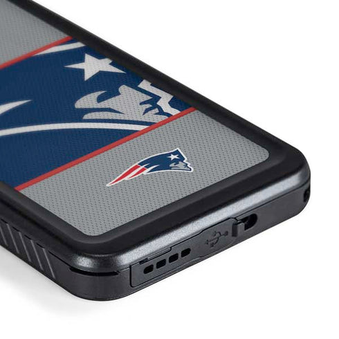 NFL New England Patriots Zone Block Galaxy S24 Waterproof Case
