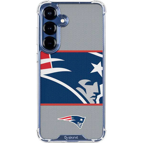 NFL New England Patriots Zone Block Galaxy S25 Plus Clear Case