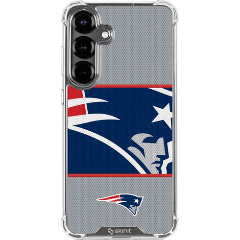 NFL New England Patriots Zone Block Galaxy S26 Clear Case