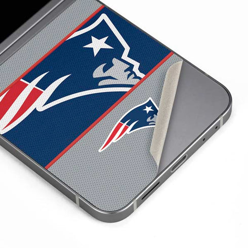 NFL New England Patriots Zone Block Galaxy Z Flip6 Skin