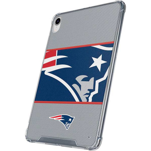 NFL New England Patriots Zone Block iPad 11th Gen (2025) Clear Case