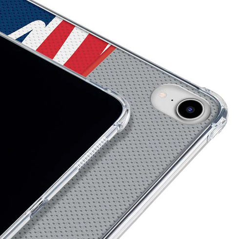 NFL New England Patriots Zone Block iPad 11th Gen (2025) Clear Case