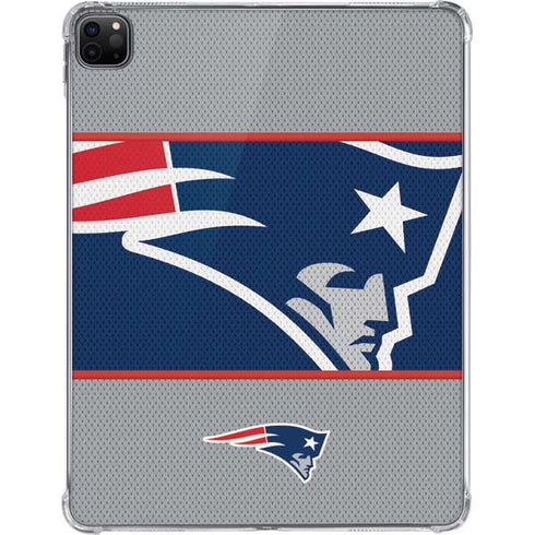 NFL New England Patriots Zone Block iPad Pro 11in (2024) Clear Case