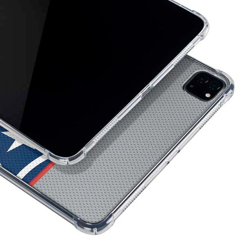 NFL New England Patriots Zone Block iPad Pro 11in (2024) Clear Case