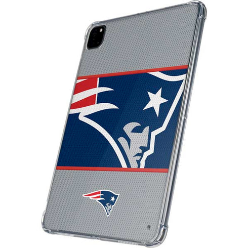 NFL New England Patriots Zone Block iPad Pro 11in (2024) Clear Case