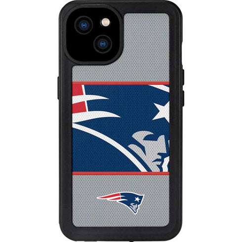NFL New England Patriots Zone Block iPhone 15 Plus Waterproof Case