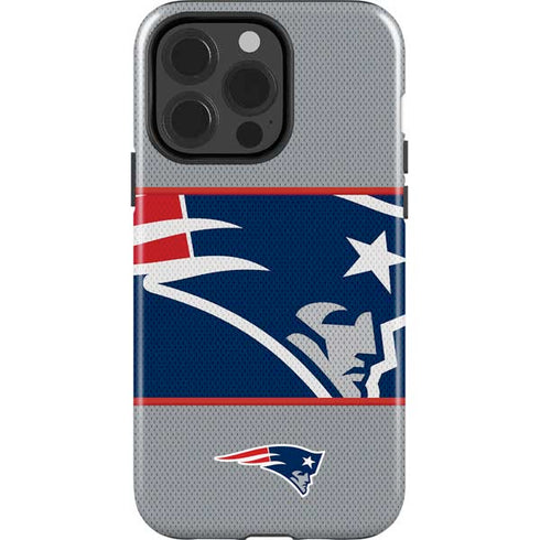 NFL New England Patriots Zone Block iPhone 15 Pro Impact Case