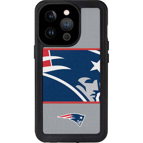 NFL New England Patriots Zone Block iPhone 15 Pro Waterproof Case