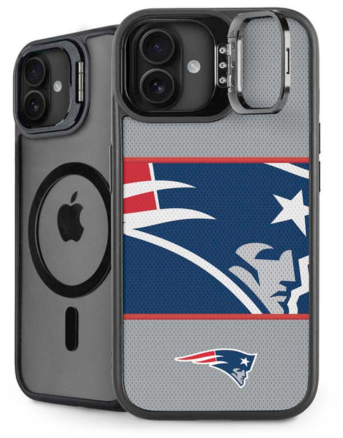 NFL New England Patriots Zone Block iPhone 16 Kickstand Case