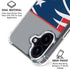NFL New England Patriots Zone Block iPhone 16 Plus Clear Case