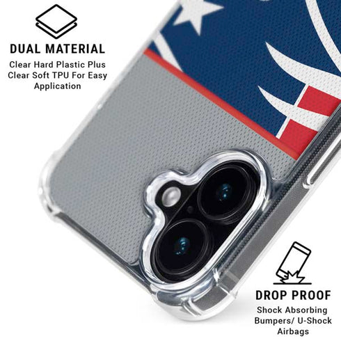 NFL New England Patriots Zone Block iPhone 16 Plus MagSafe Case