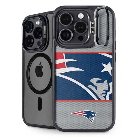 NFL New England Patriots Zone Block iPhone 16 Pro Kickstand Case