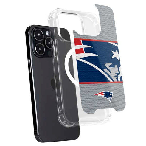 NFL New England Patriots Zone Block iPhone 16 Pro MagSafe Case