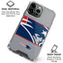 NFL New England Patriots Zone Block iPhone 16 Pro Max Clear Case