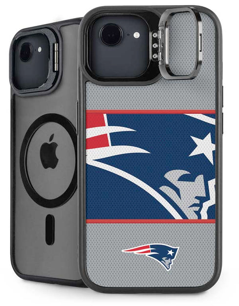 NFL New England Patriots Zone Block iPhone 16e Kickstand Case