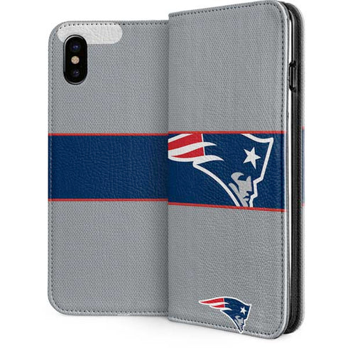 NFL New England Patriots Zone Block iPhone 8 Folio Case