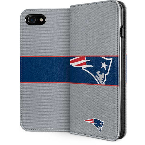 NFL New England Patriots Zone Block iPhone SE (2nd & 3rd Gen) Folio Case