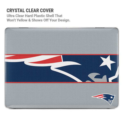 NFL New England Patriots Zone Block MacBook Pro 14in (2021-24) Case plus Skin