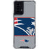 NFL New England Patriots Zone Block Moto G Power 5G (2024) Clear Case