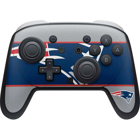 NFL New England Patriots Zone Block Nintendo Switch 2 (2025) Pro Controller Skin