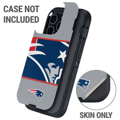 NFL New England Patriots Zone Block Otterbox Defender iPhone Skin