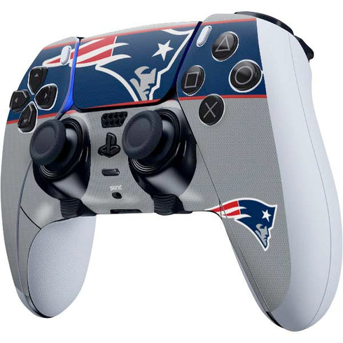 NFL New England Patriots Zone Block PS5 DualSense Edge Pro Controller Skin