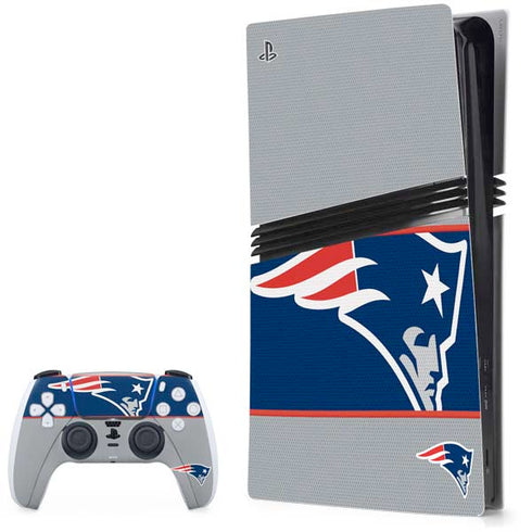 NFL New England Patriots Zone Block PS5 Pro Bundle Skin