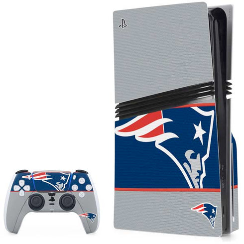 NFL New England Patriots Zone Block PS5 Pro Disk Bundle Skin