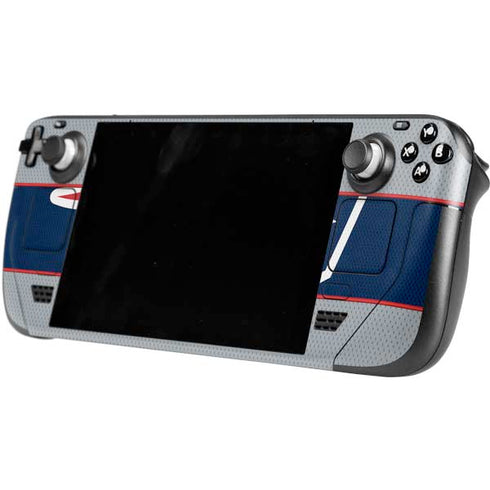 NFL New England Patriots Zone Block Steam Deck Handheld Gaming Computer OLED Skin