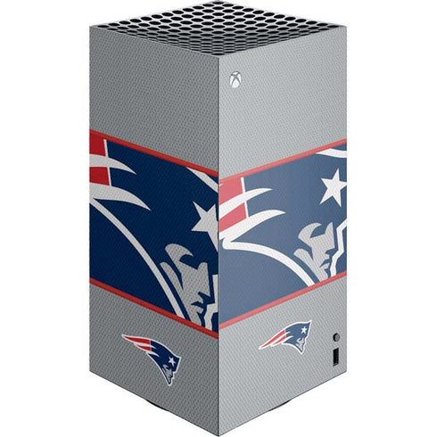 NFL New England Patriots Zone Block XBox Series X Digital Edition Console Skin