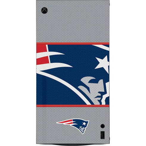 NFL New England Patriots Zone Block XBox Series X Digital Edition Console Skin