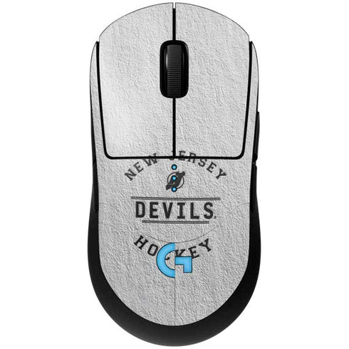 NHL New Jersey Devils Black Text G Pro Wireless Gaming Mouse Skin