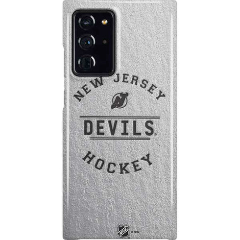 NHL New Jersey Devils Black Text Galaxy Cases
